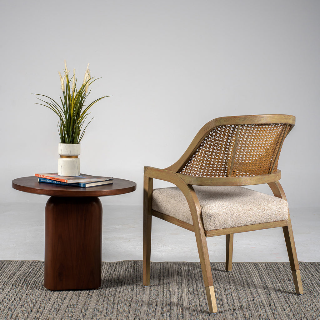 Sculpted Side Table