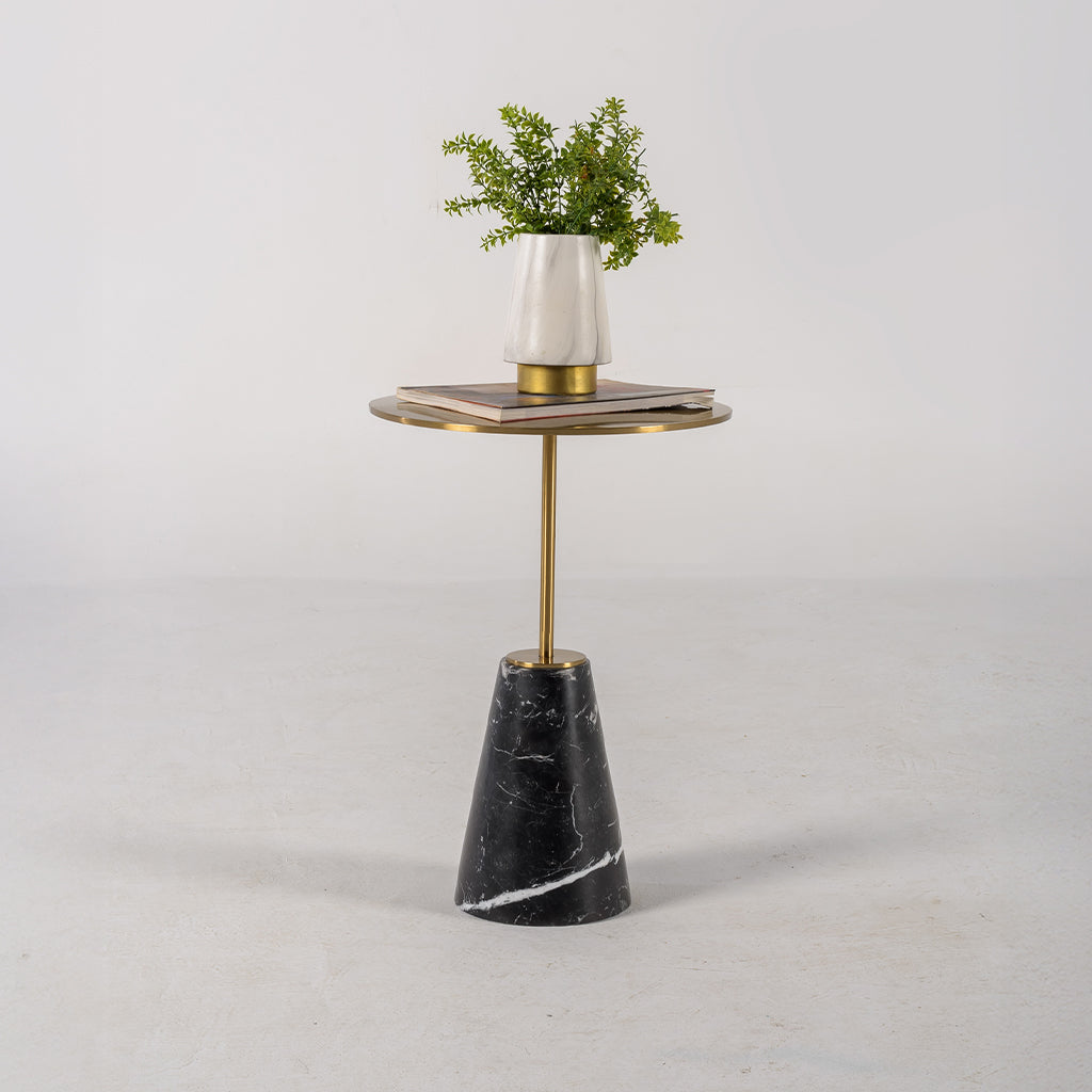 Marbrass Side Table