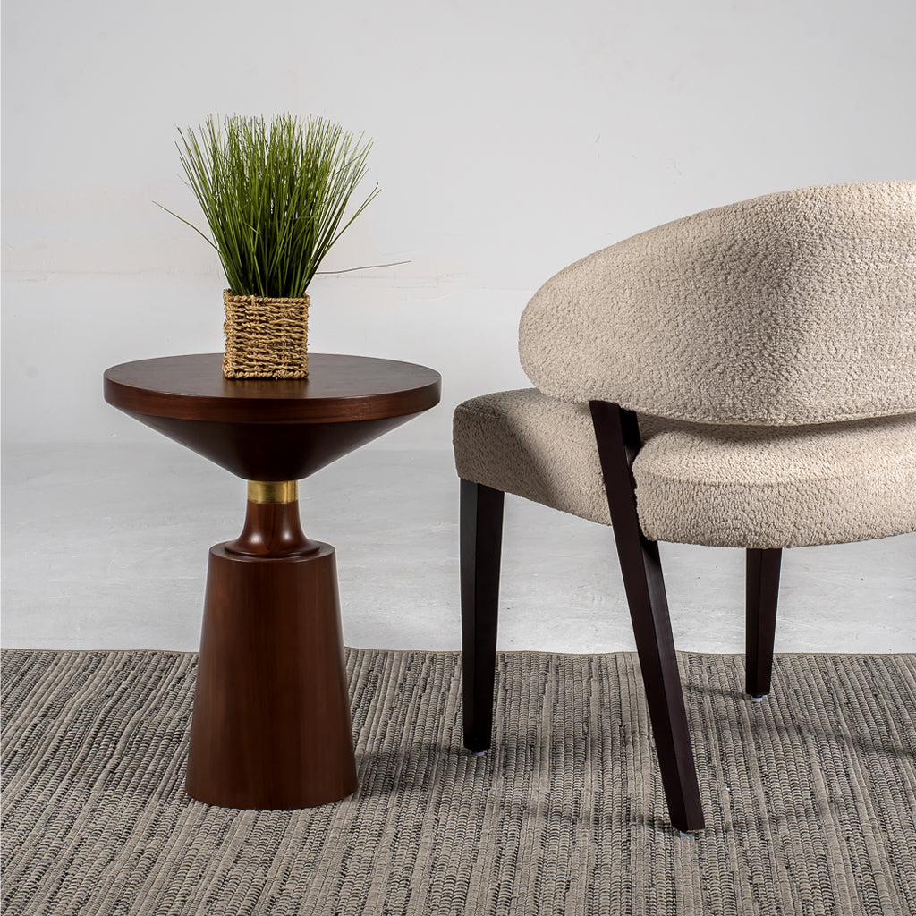 Pedestal Side Table