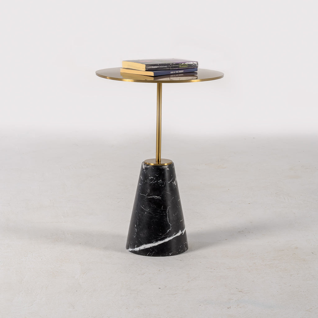 Marbrass Side Table